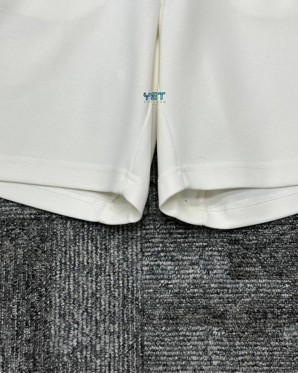 Tech Fleece Şort - Ekru Beyaz