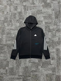 Future Icon 3-Stripes Hırka - Siyah