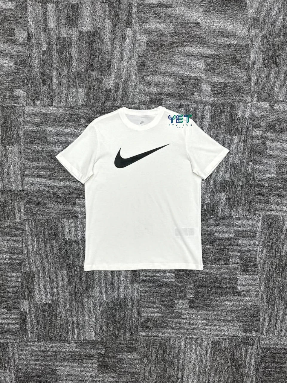 Icon Swoosh Tişört - Ekru Beyaz