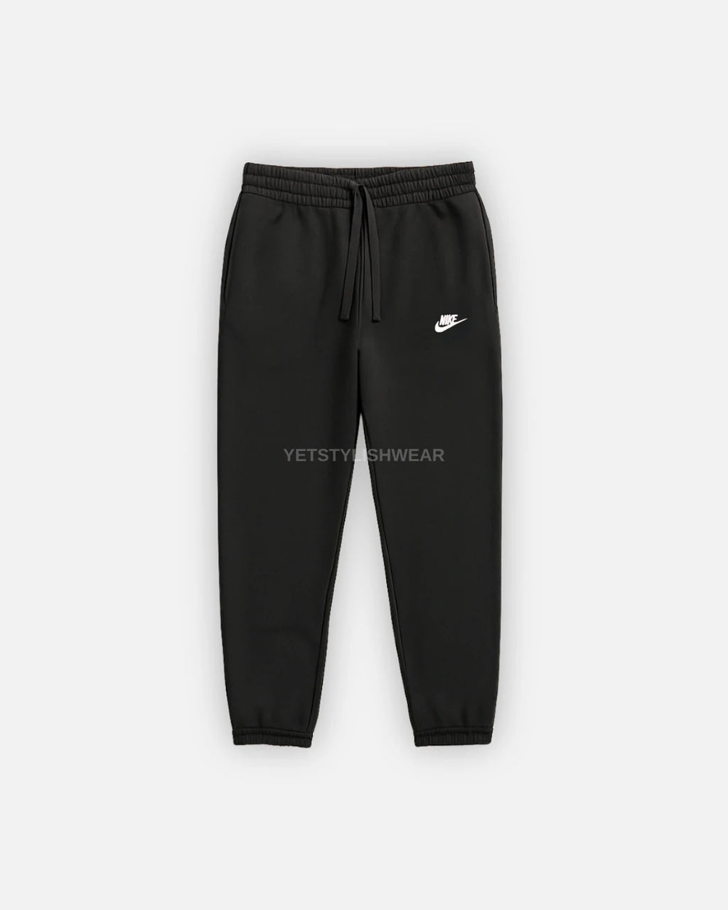 Club Fleece Eşofman Altı (Lastik Paça) - Siyah