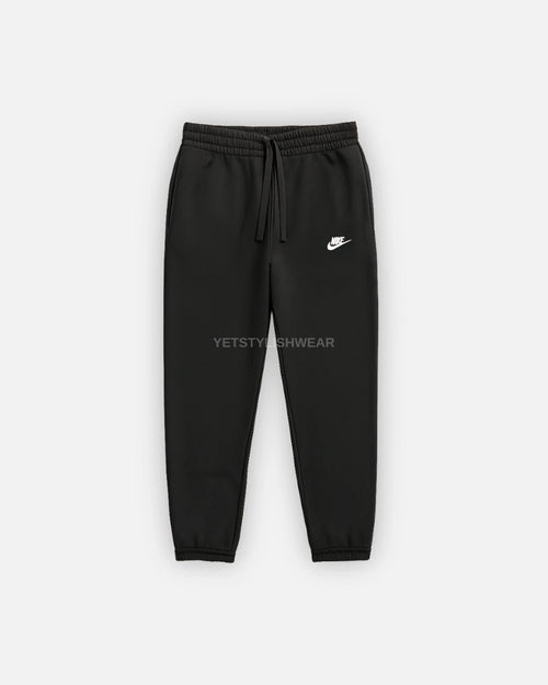 Club Fleece Eşofman Altı (Lastik Paça) - Siyah