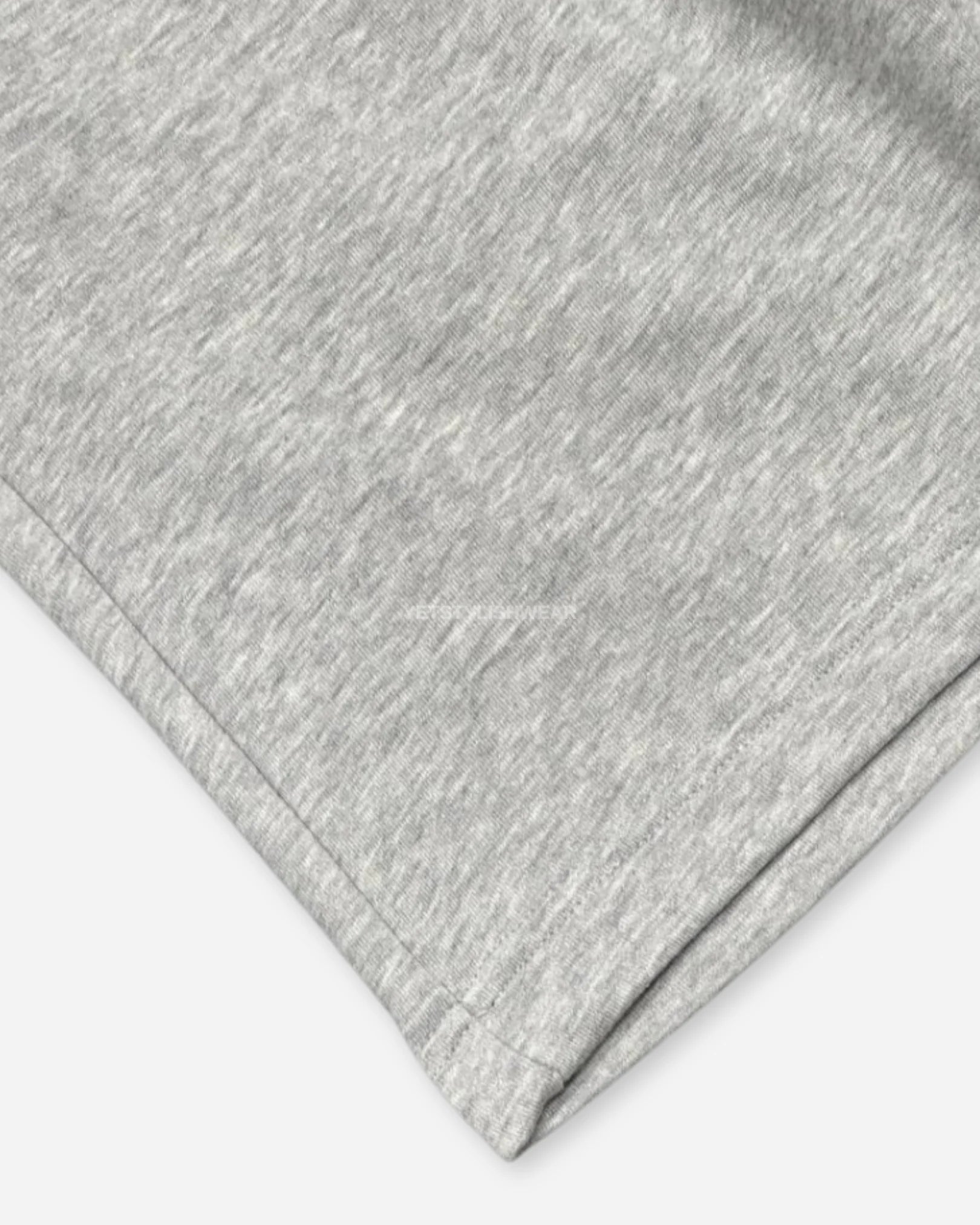 Club Fleece Şort - Gri Melanj