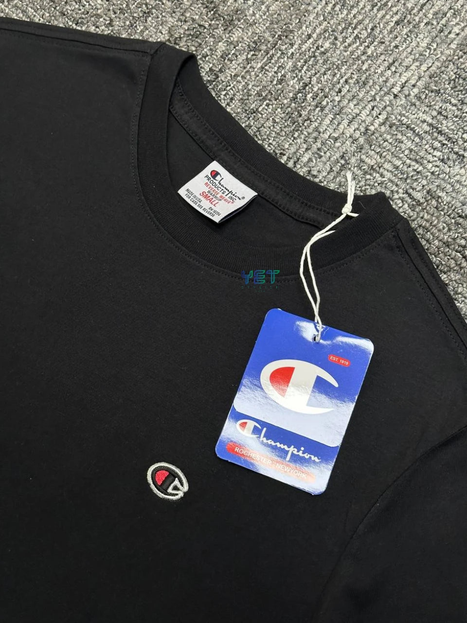 Crewneck Mini Logo Tişört - Siyah