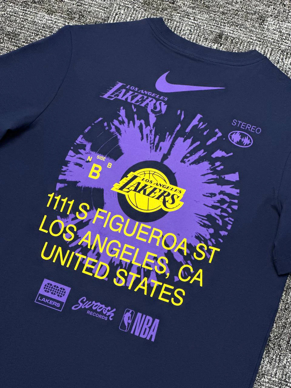 NBA LA Lakers Courtside Max90 Tişört - Lacivert