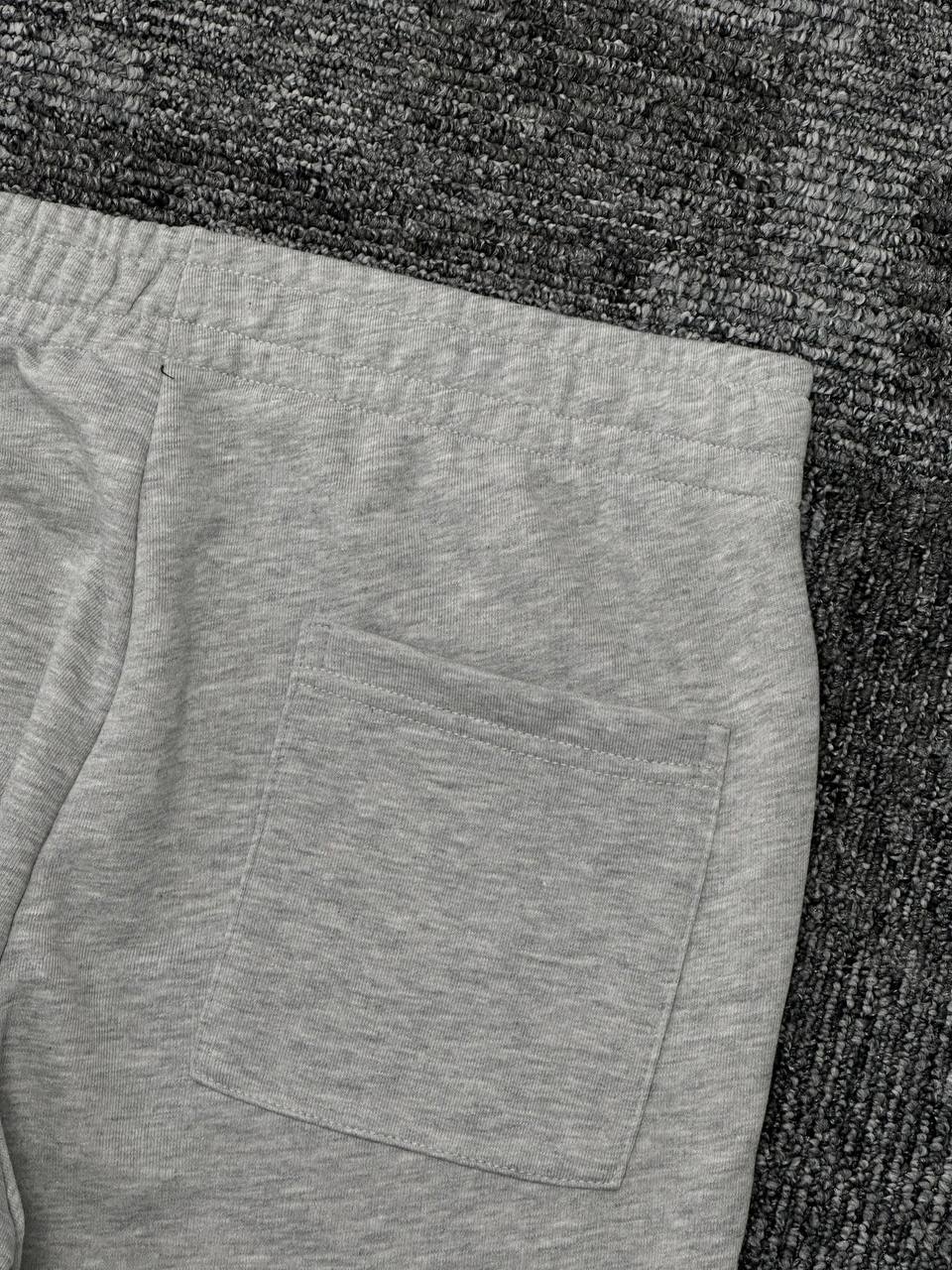 Heavyweight Jersey Script Şort - Gri Melanj