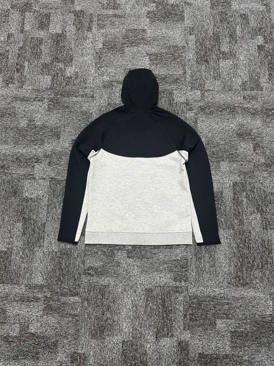 Tech Fleece Windrunner Hırka - Gri Melanj & Siyah