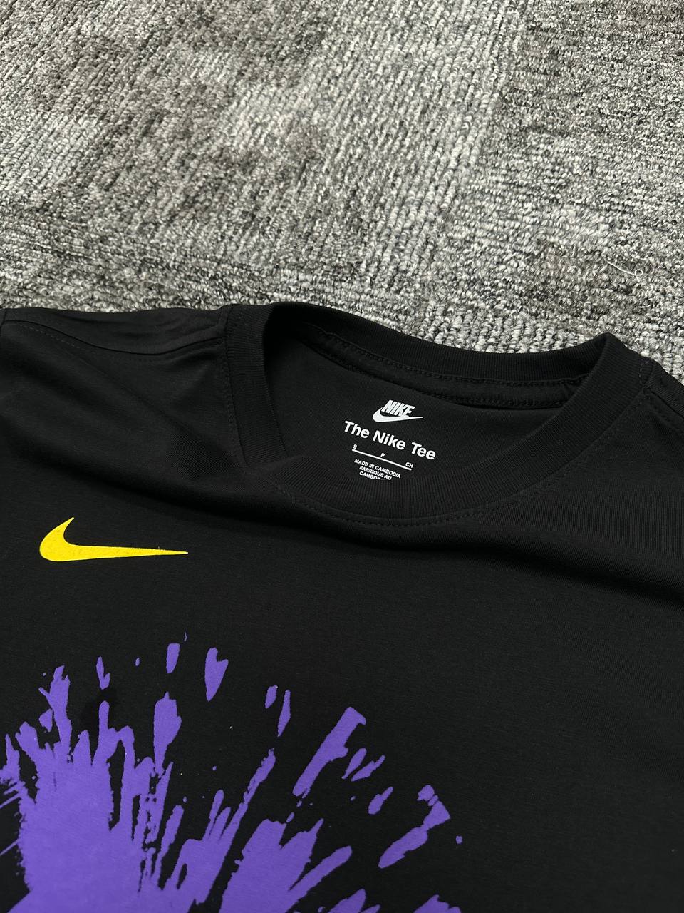 NBA LA Lakers Courtside Max90 Tişört - Siyah