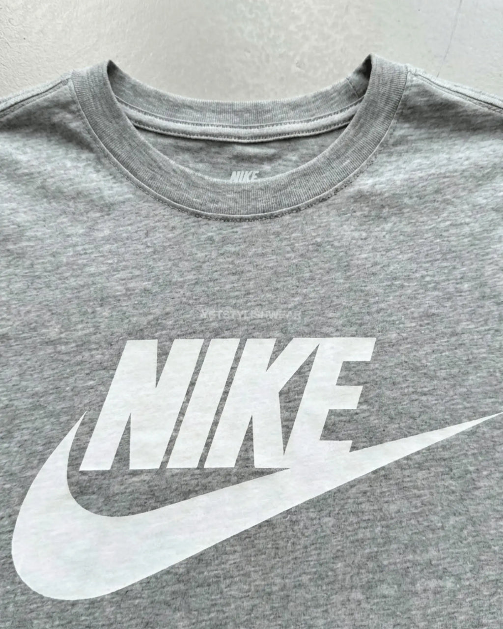 Sportswear Icon Futura Tişört - Gri Melanj