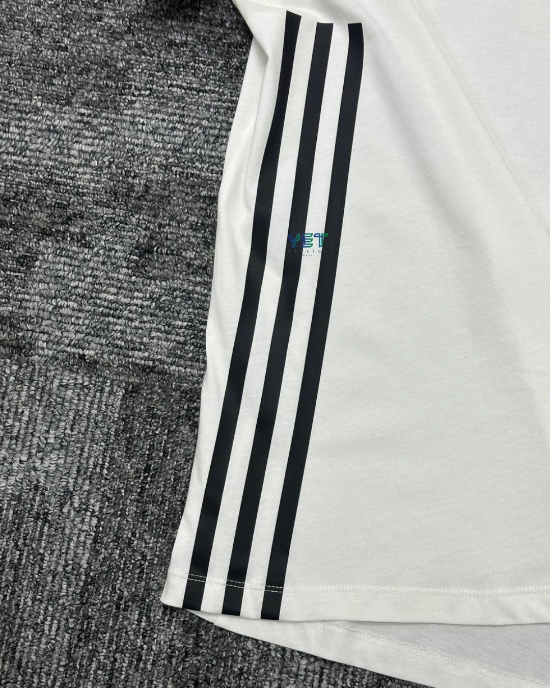 Future Icons 3-Stripes Tişört - Ekru Beyaz