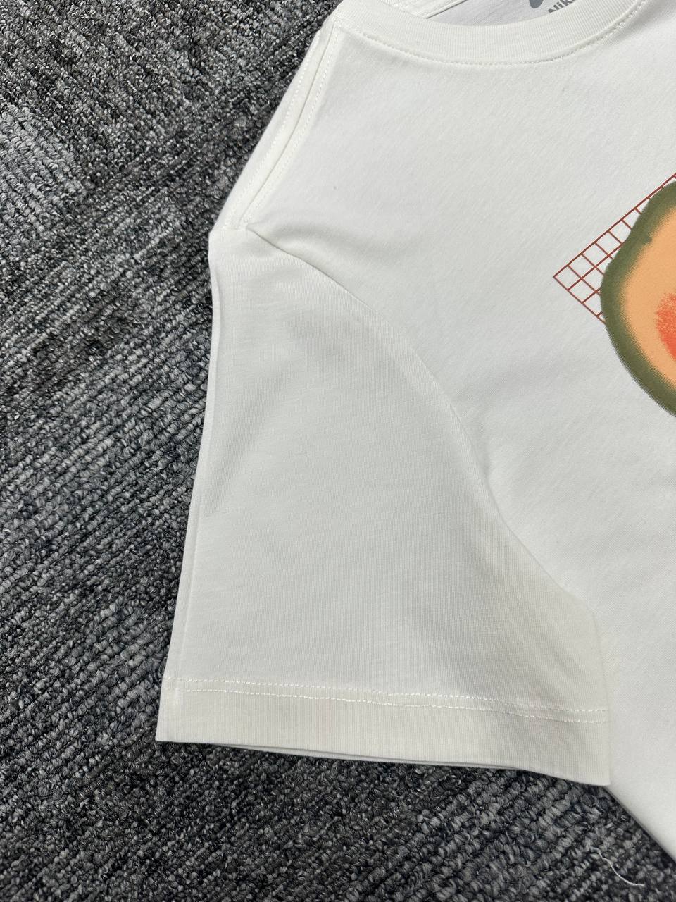 Sportswear Thermal Graphic Tişört - Ekru Beyaz