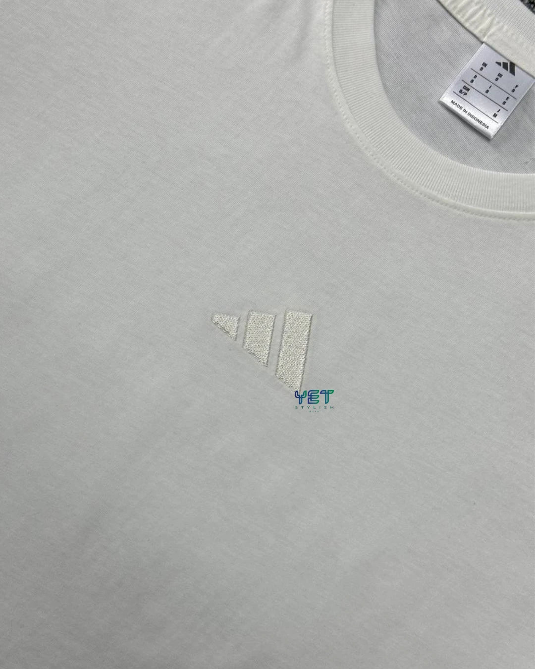Sportswear Tişört - Ekru Beyaz