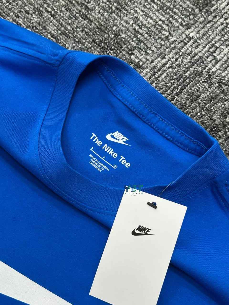 Icon Swoosh Tişört - Saks Mavisi
