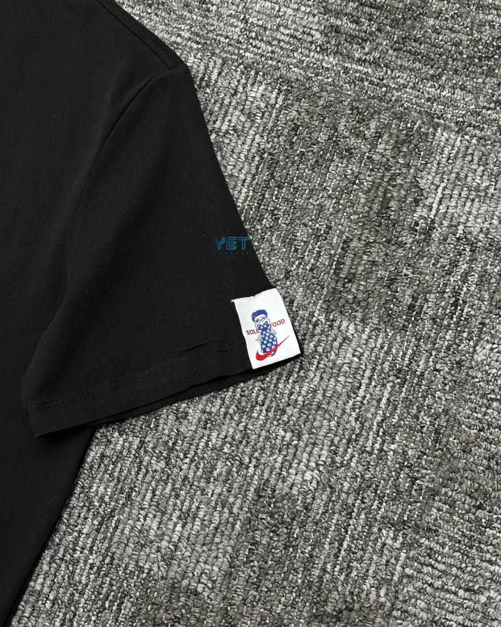 Sportswear "Smooth" Tişört - Siyah