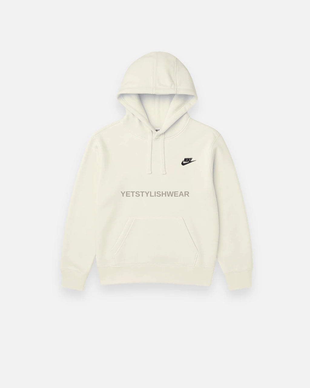 Club Fleece Hoodie - Ekru Beyaz