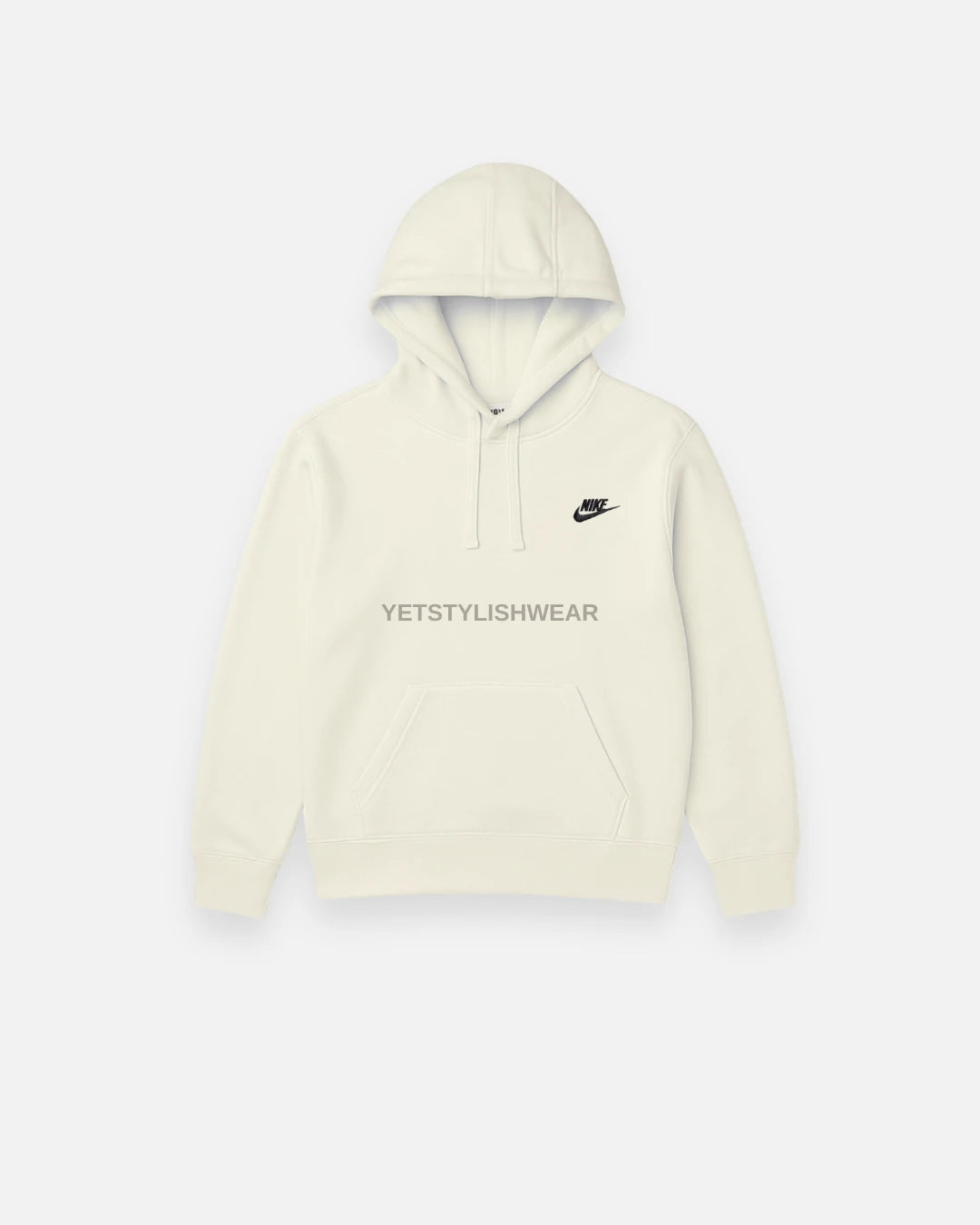 Club Fleece Hoodie - Ekru Beyaz