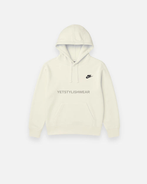 Club Fleece Hoodie - Ekru Beyaz