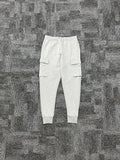 Club Fleece Cargo Eşofman Altı - Gri Melanj