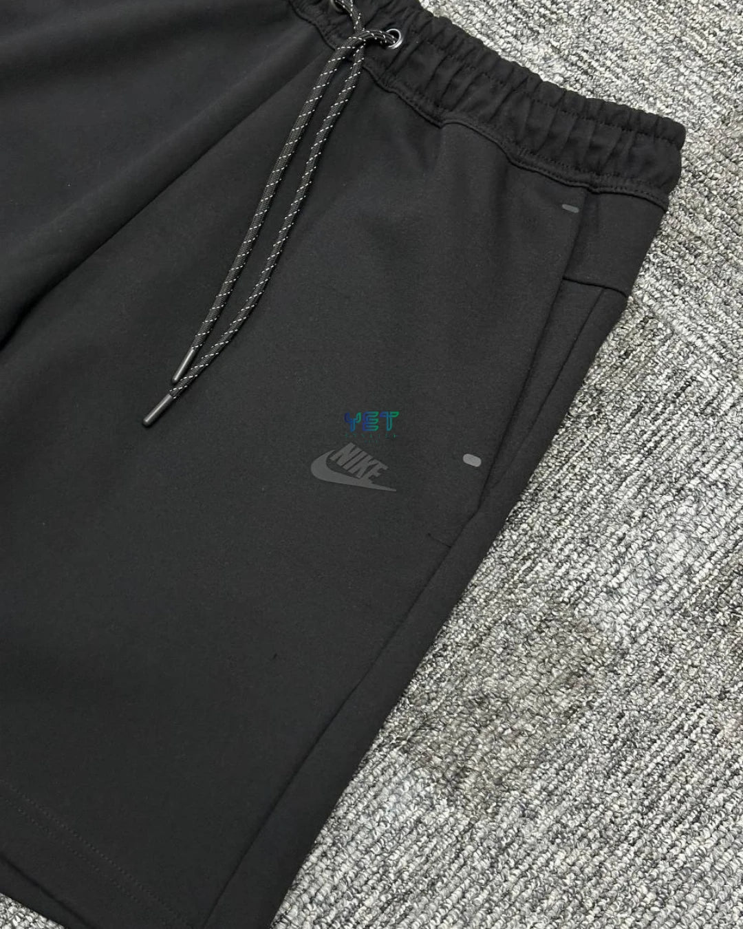 Tech Fleece Şort - Siyah