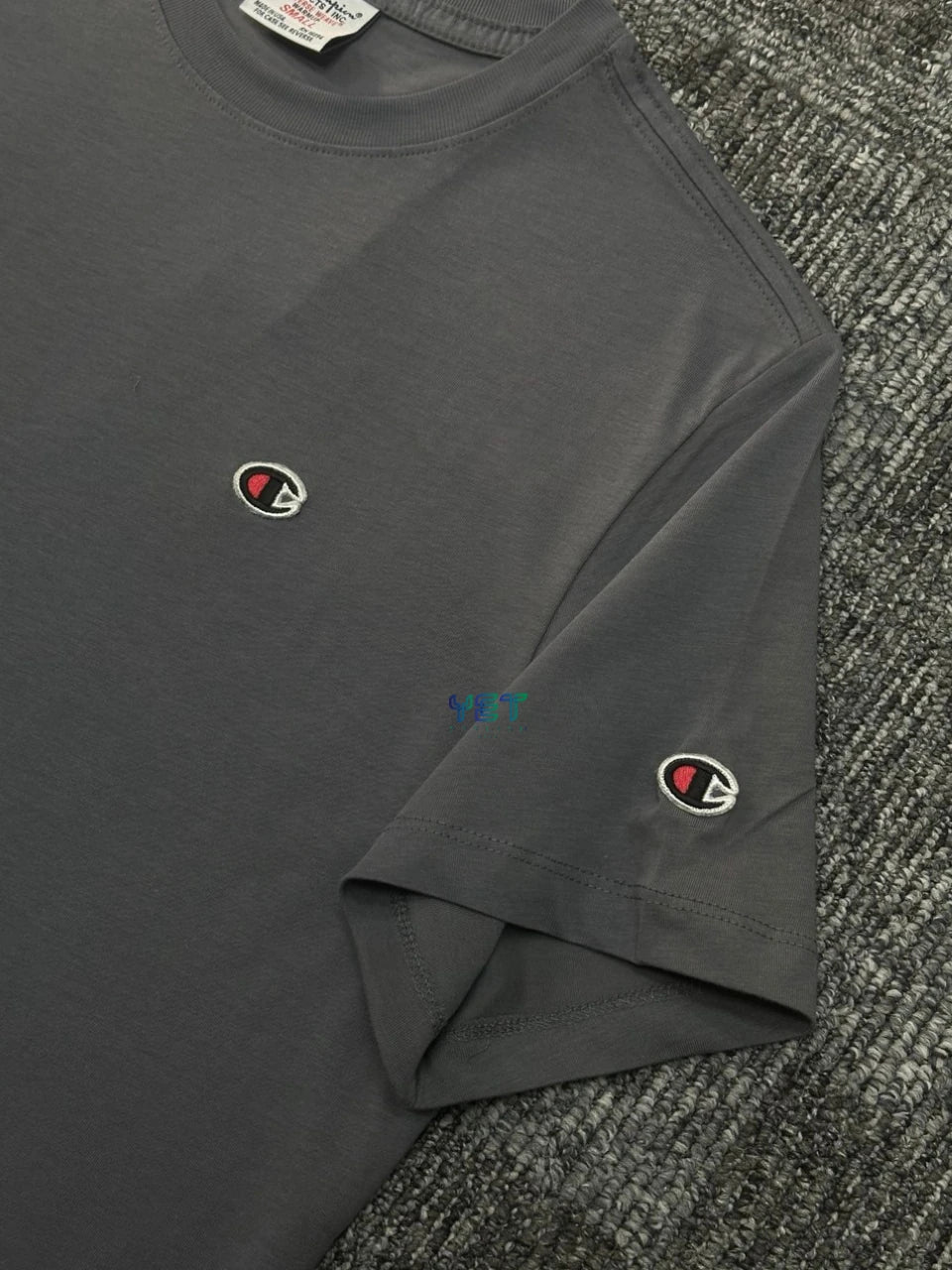 Crewneck Mini Logo Tişört - Füme