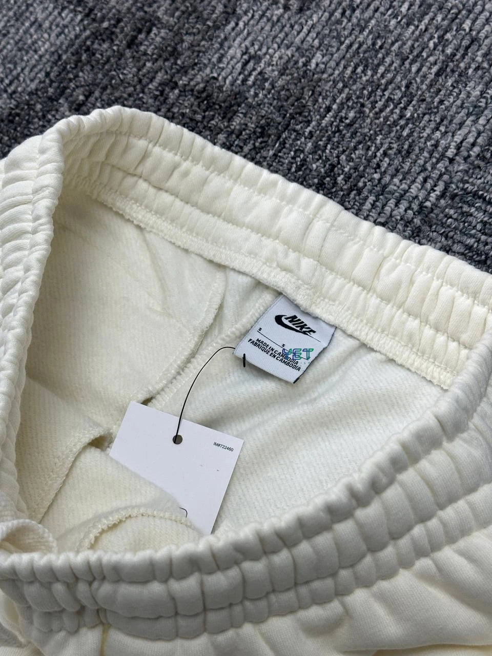 Double Swoosh Eşofman Altı - Ekru Beyaz