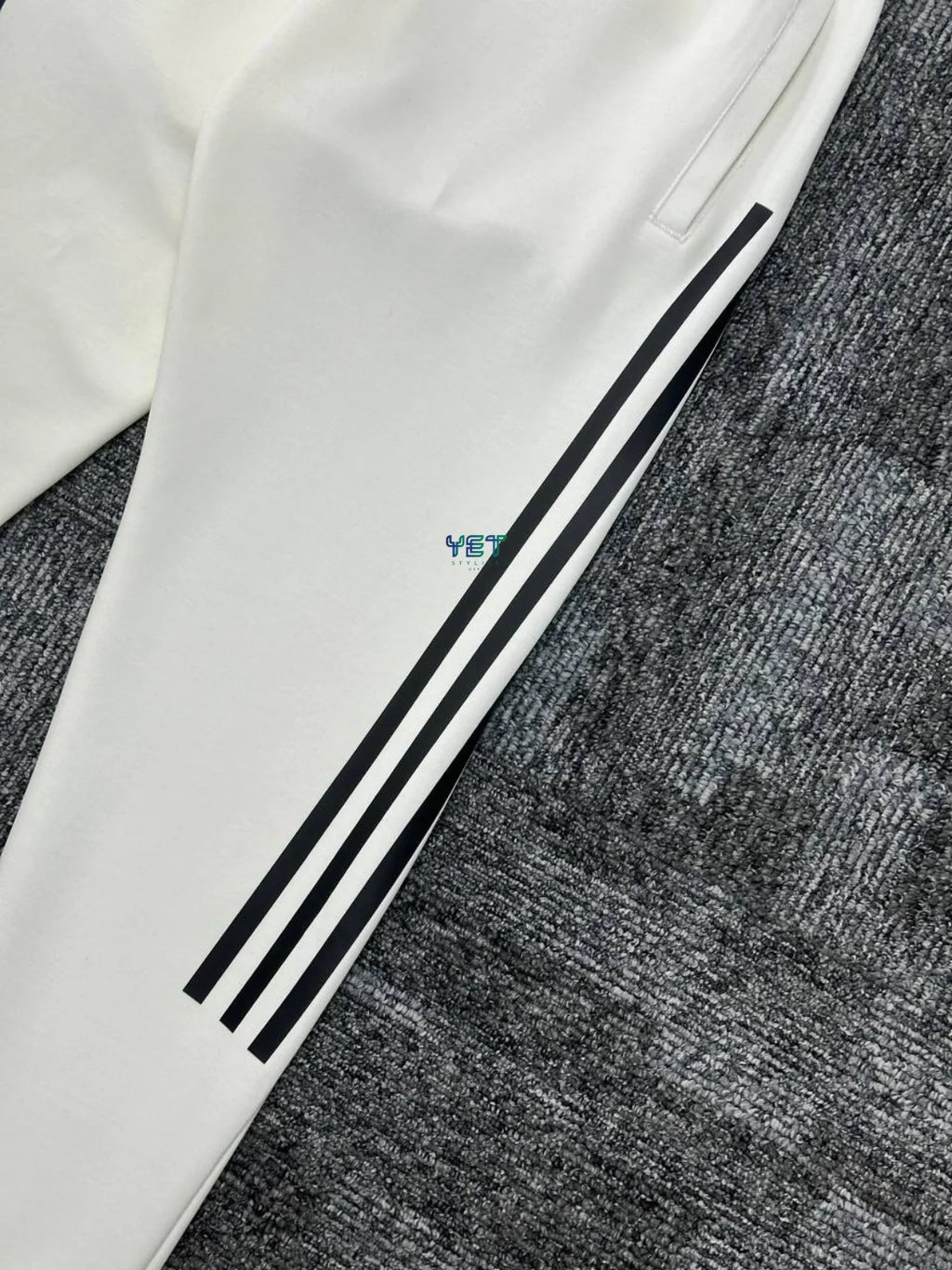 Future Icons 3-Stripes Eşofman Altı - Ekru Beyaz