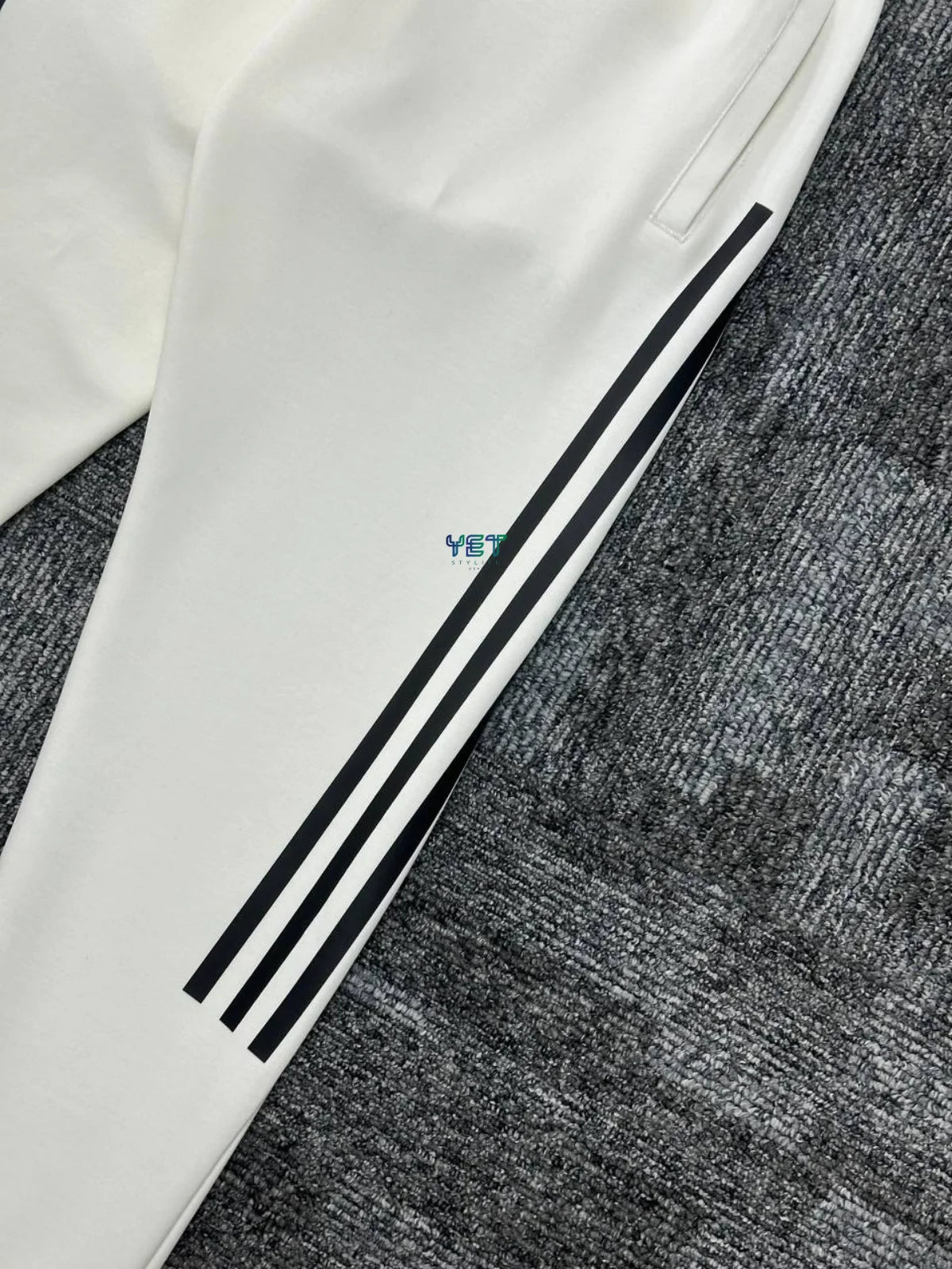 Future Icons 3-Stripes Eşofman Altı - Ekru Beyaz