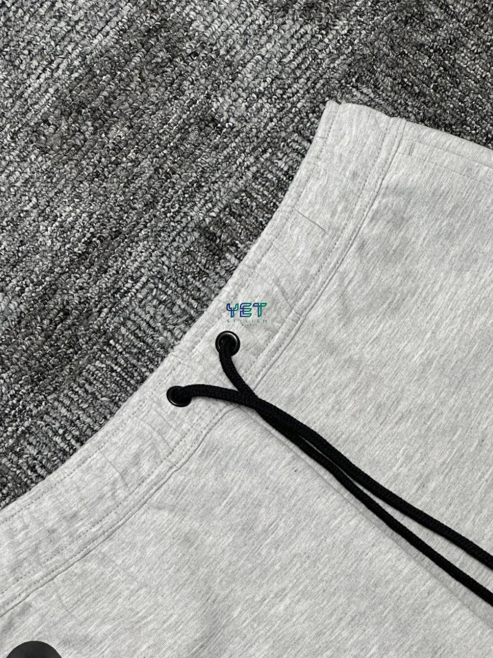 Tech Fleece Windrunner Şort - Gri Melanj