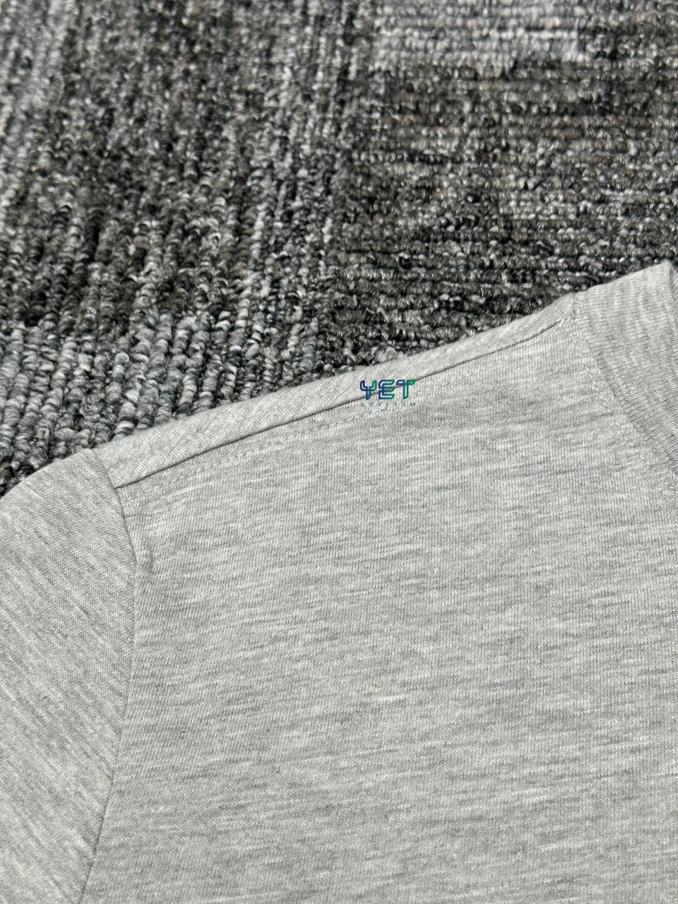Club Fleece Tişört - Gri Melanj
