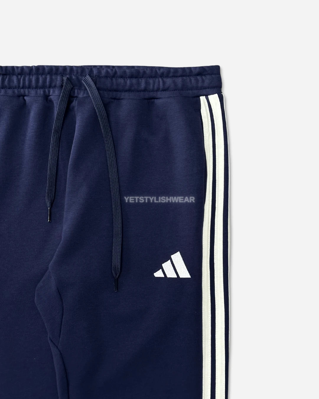 Essentials 3-Stripes Fleece Eşofman Altı - Lacivert