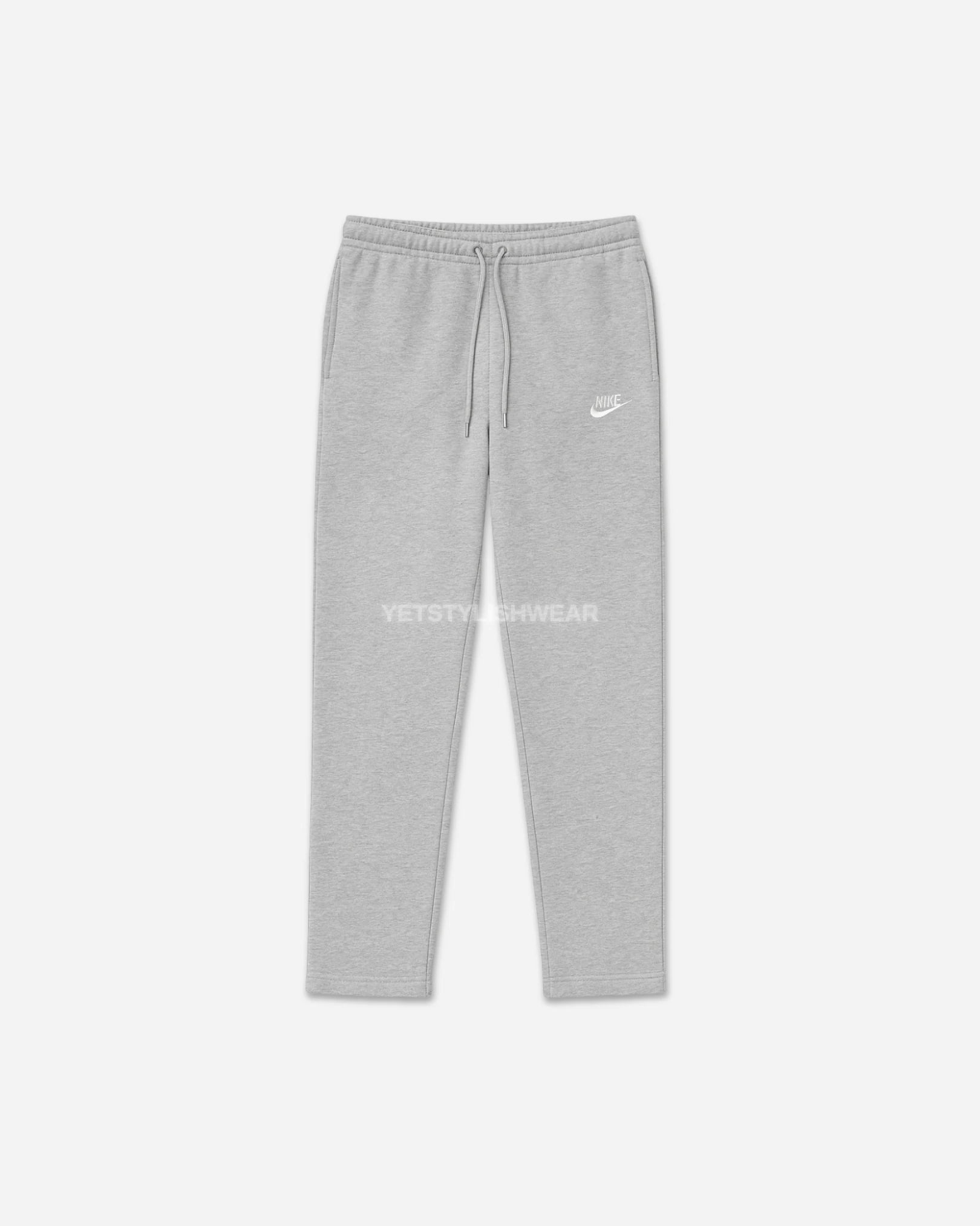 Club Fleece Bungee Eşofman Altı - Gri Melanj