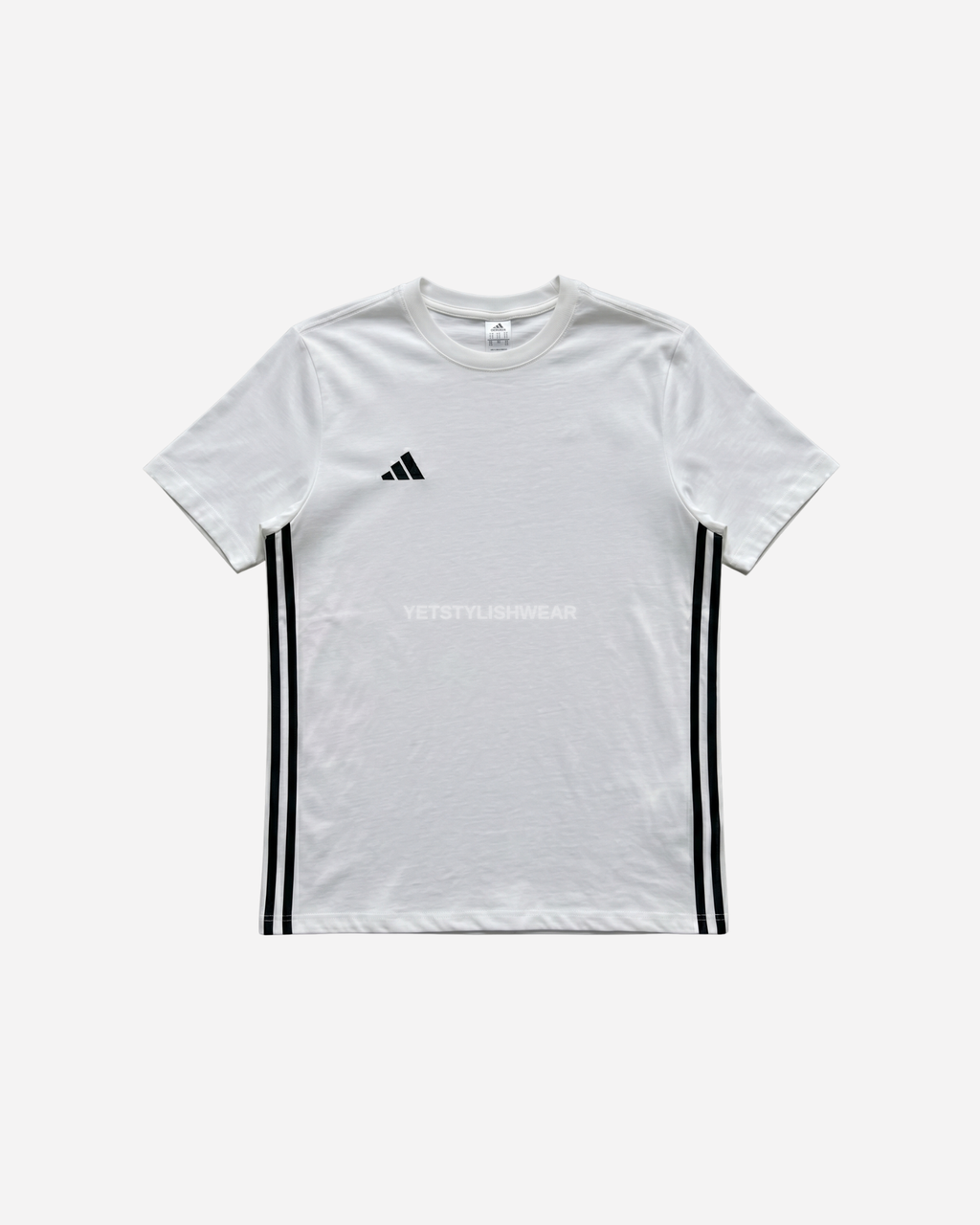 Essential Base 3-Stripes Tişört - Ekru Beyaz