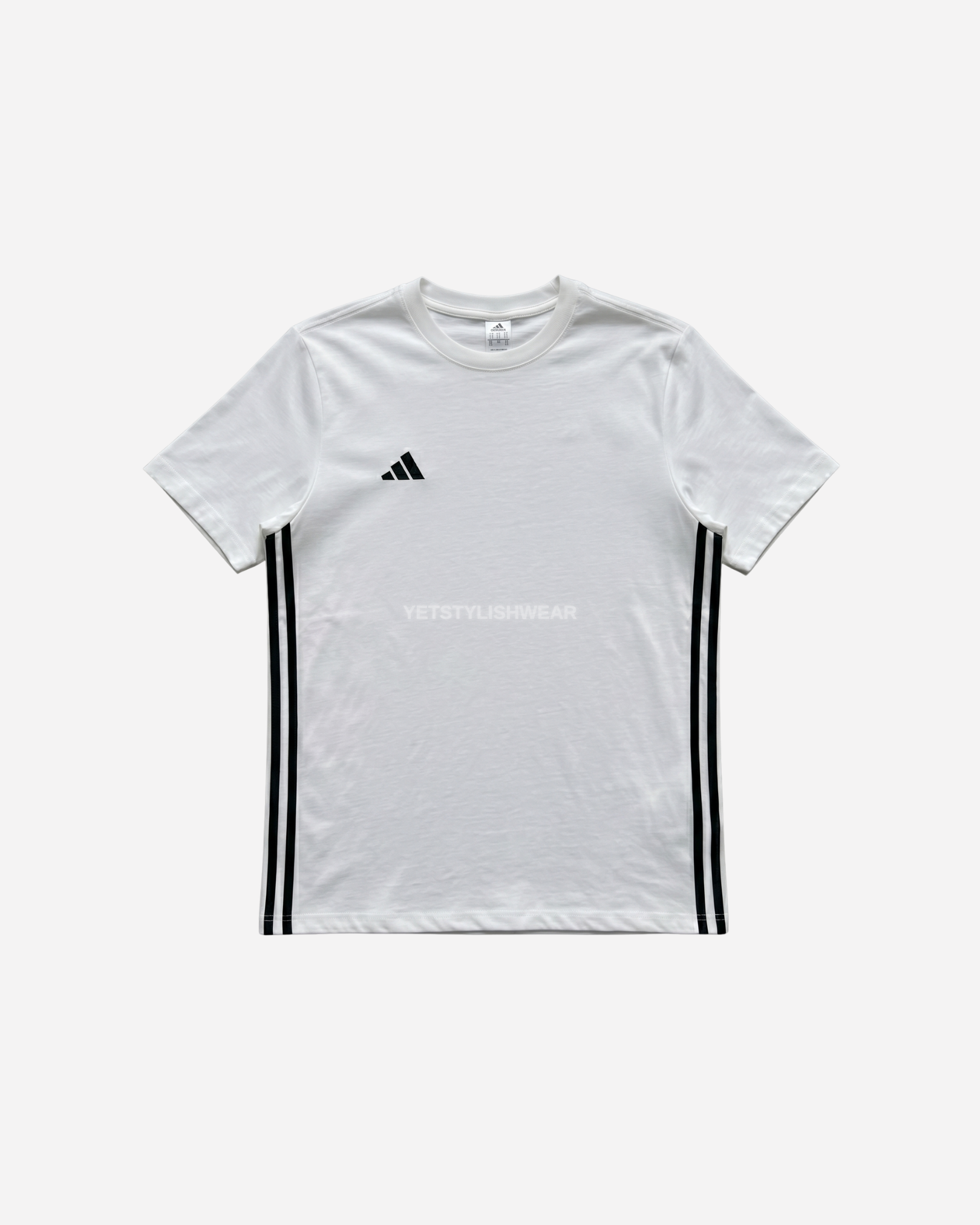 Essential Base 3-Stripes Tişört - Ekru Beyaz