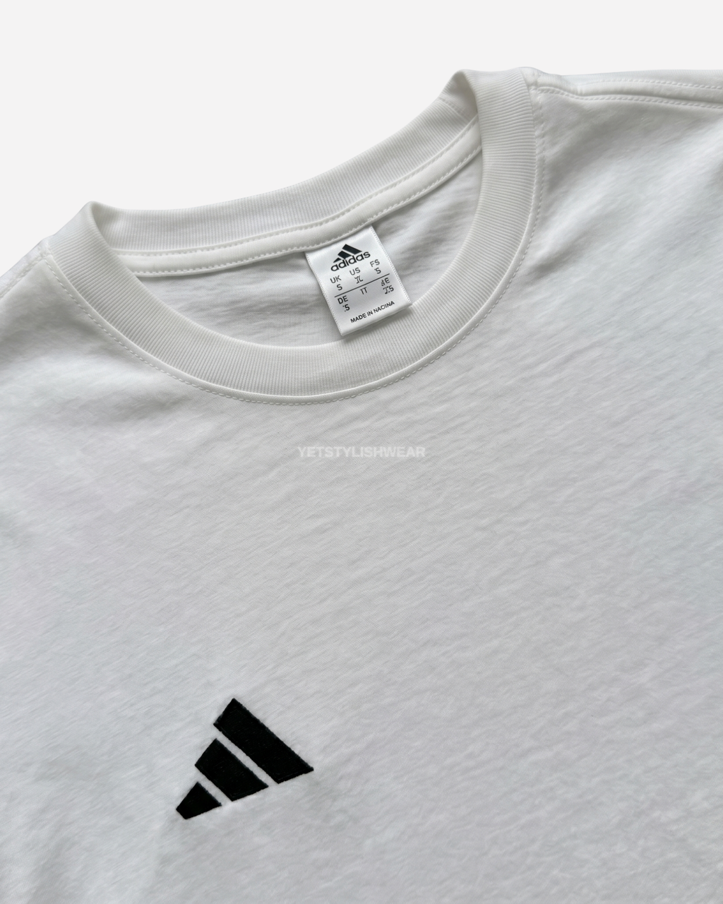Essential Base 3-Stripes Tişört - Ekru Beyaz