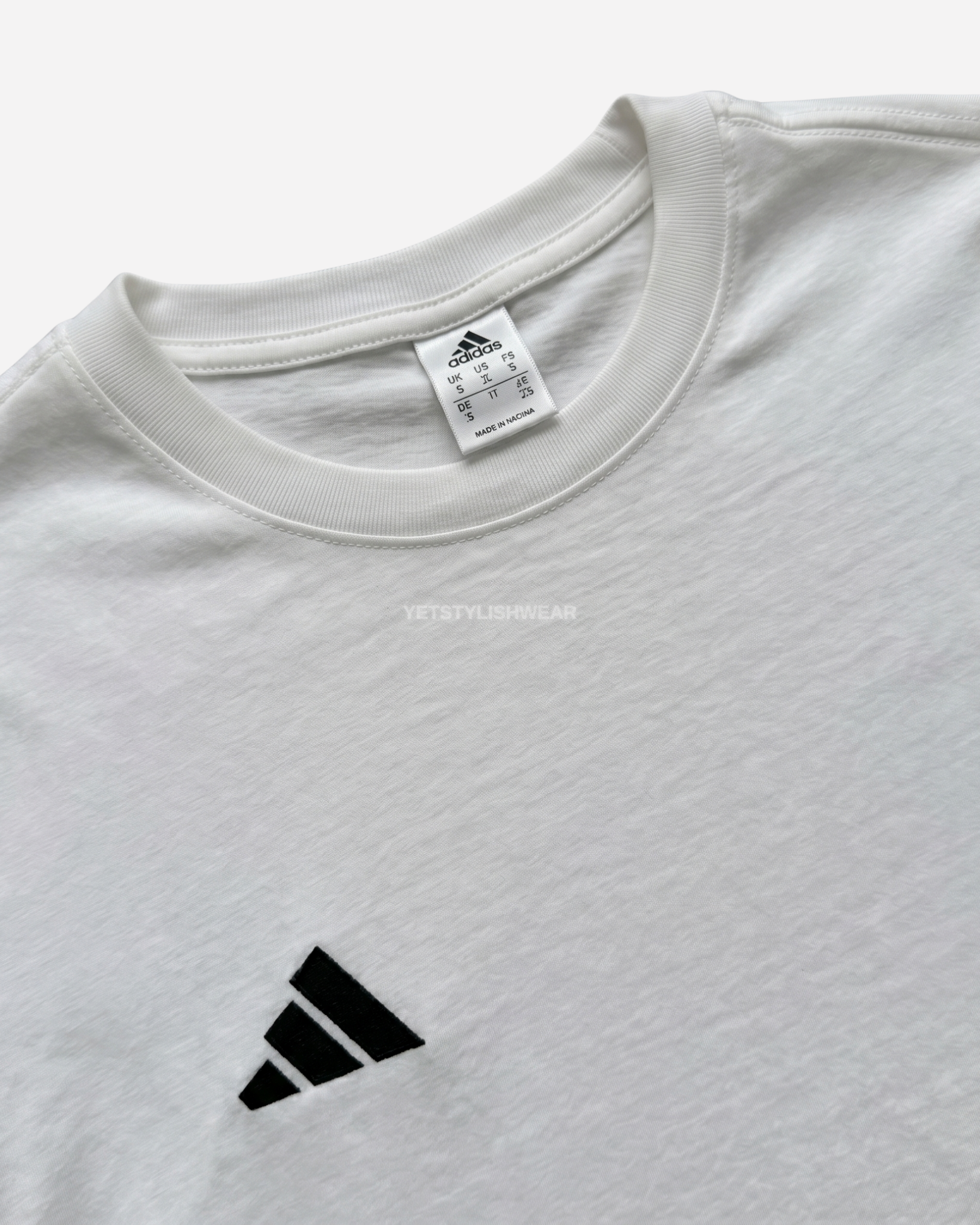 Essential Base 3-Stripes Tişört - Ekru Beyaz