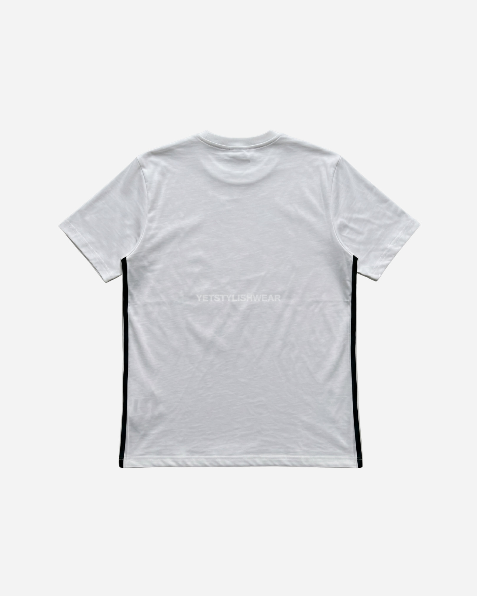 Essential Base 3-Stripes Tişört - Ekru Beyaz