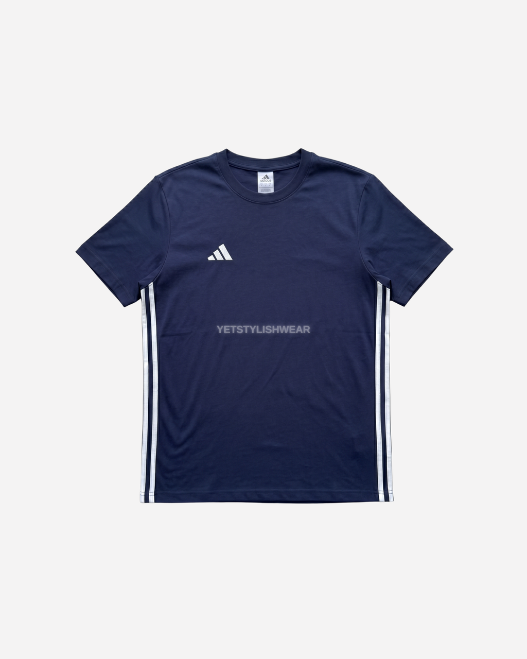 Essential Base 3-Stripes Tişört - Lacivert