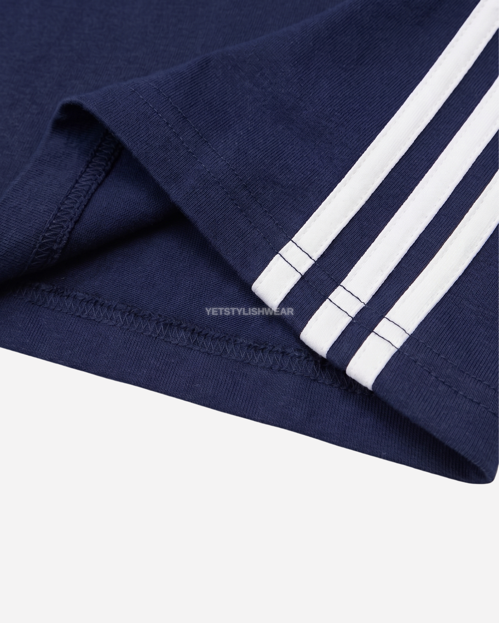 Essential Base 3-Stripes Tişört - Lacivert