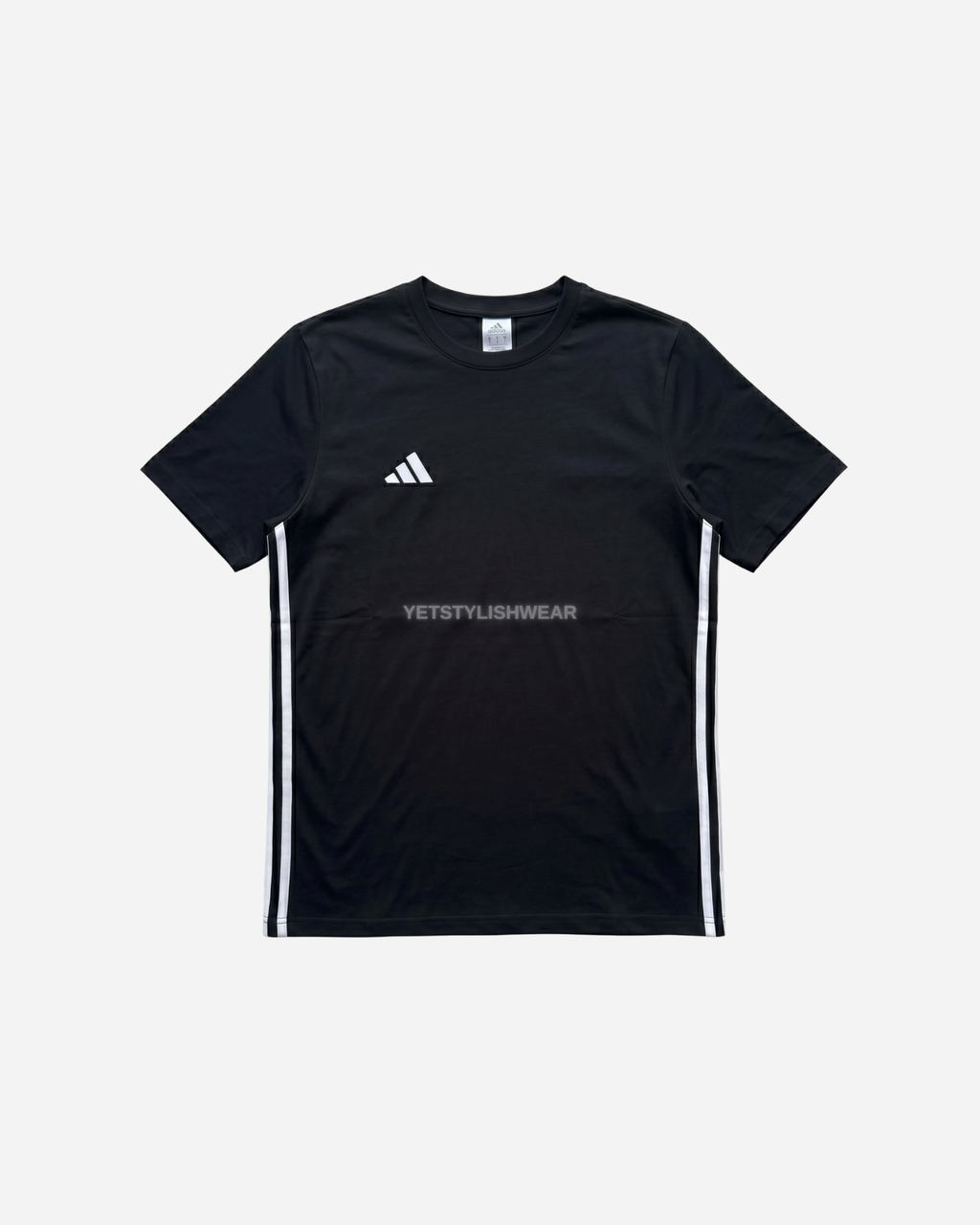 Essential Base 3-Stripes Tişört - Siyah