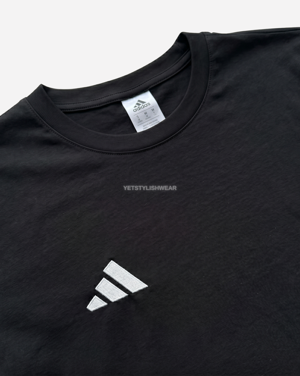 Essential Base 3-Stripes Tişört - Siyah