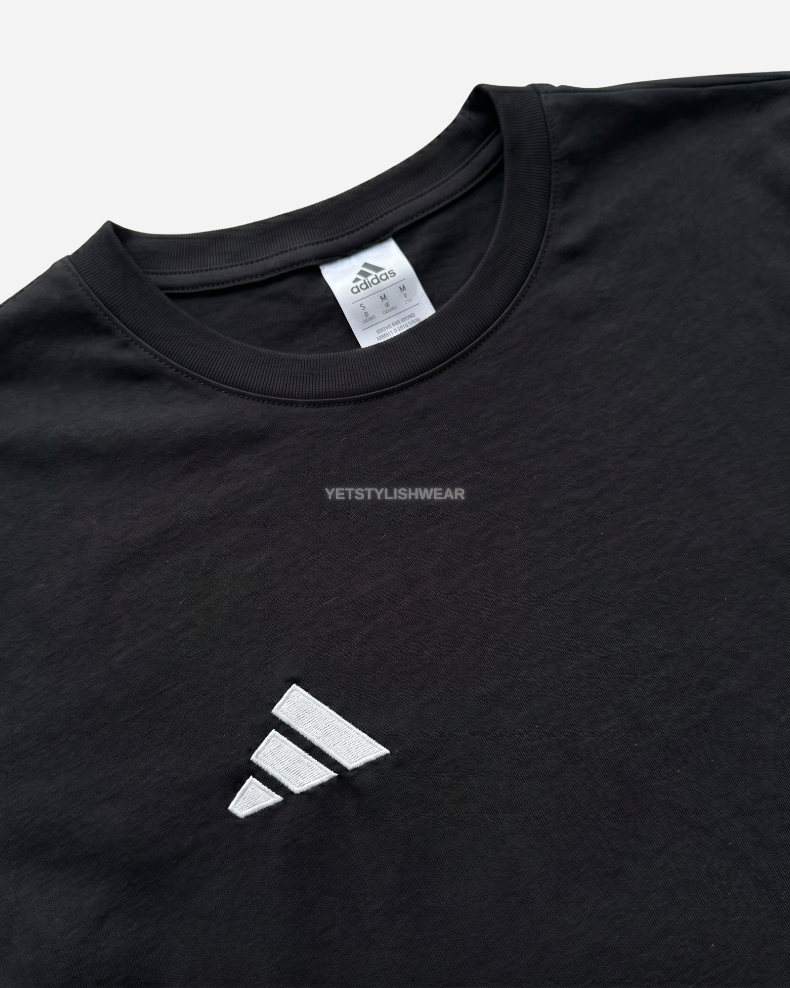 Essential Base 3-Stripes Tişört - Siyah
