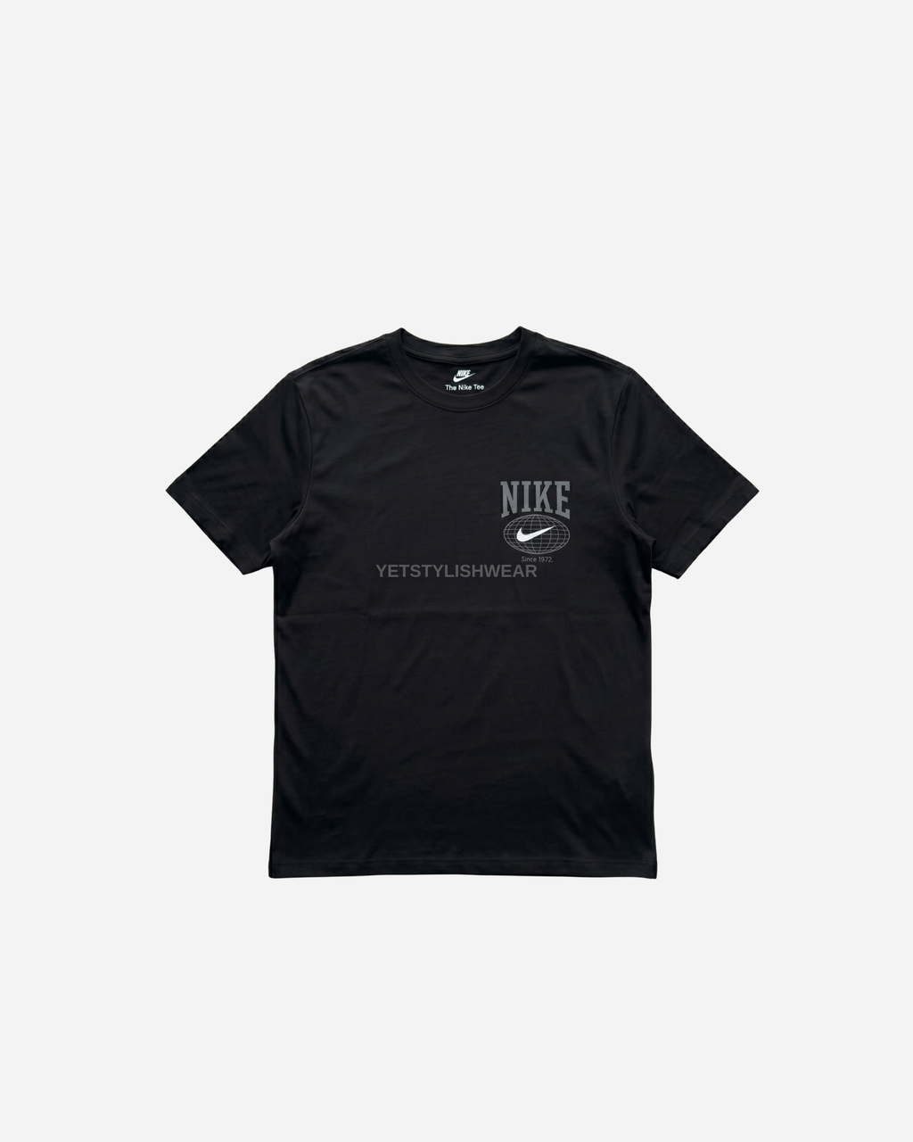 Swoosh Graphic Backprint Tişört- Siyah