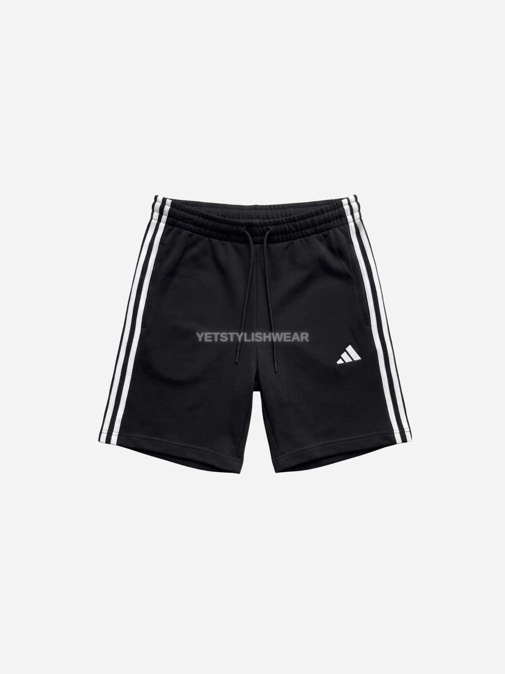 Essential Base 3-Stripes Şort - Siyah