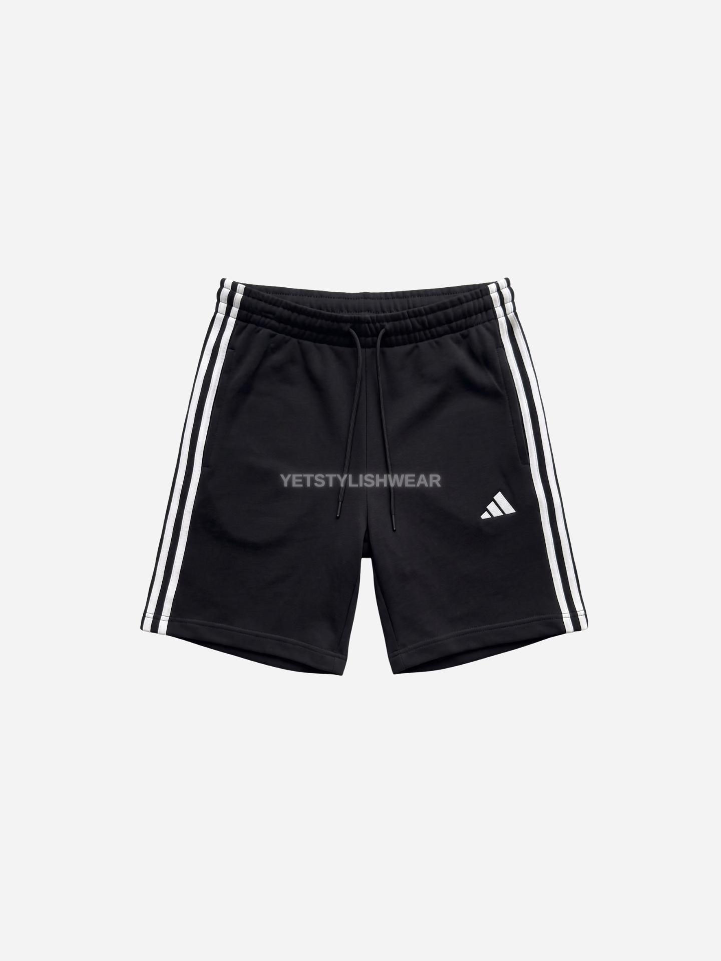 Essential Base 3-Stripes Şort - Siyah
