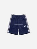Essential Base 3-Stripes Şort - Lacivert